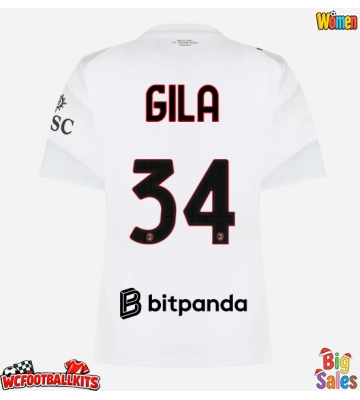 AC Milan Mario Gila #34 Replica Away Stadium Shirt for Women 2026-27 Short Sleeve